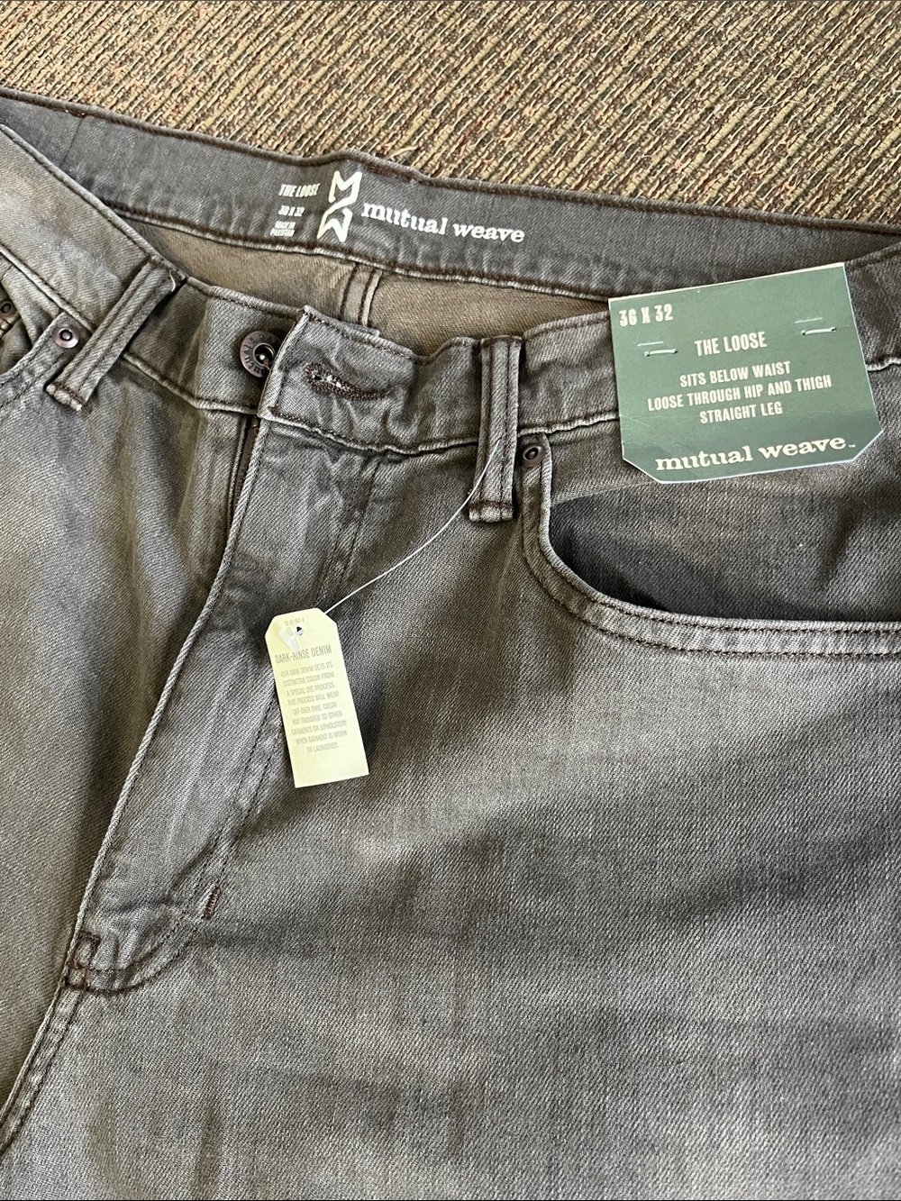 Mutual Weave The Loose Men's Jeans - River Brown